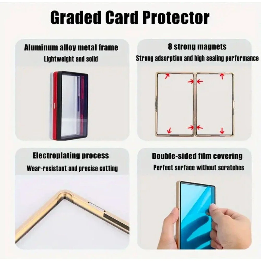 PSA, CGC EZ Graded Cards Protector Holder Magnetic Case Display